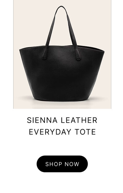 SIENNA LEATHER EVERYDAY TOTE