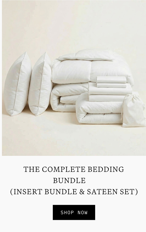 The complete Bedding Bundle