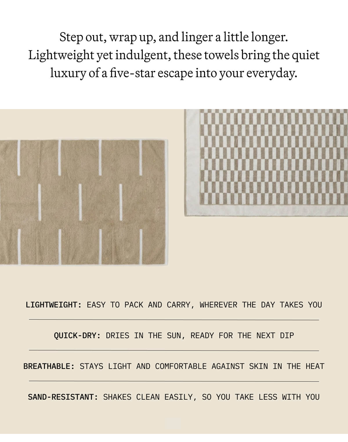Moab Resort Towels