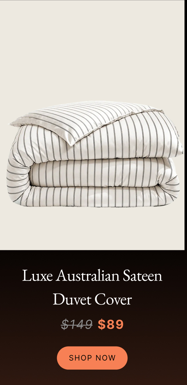 Luxe Australian Sateen Duvet Cover