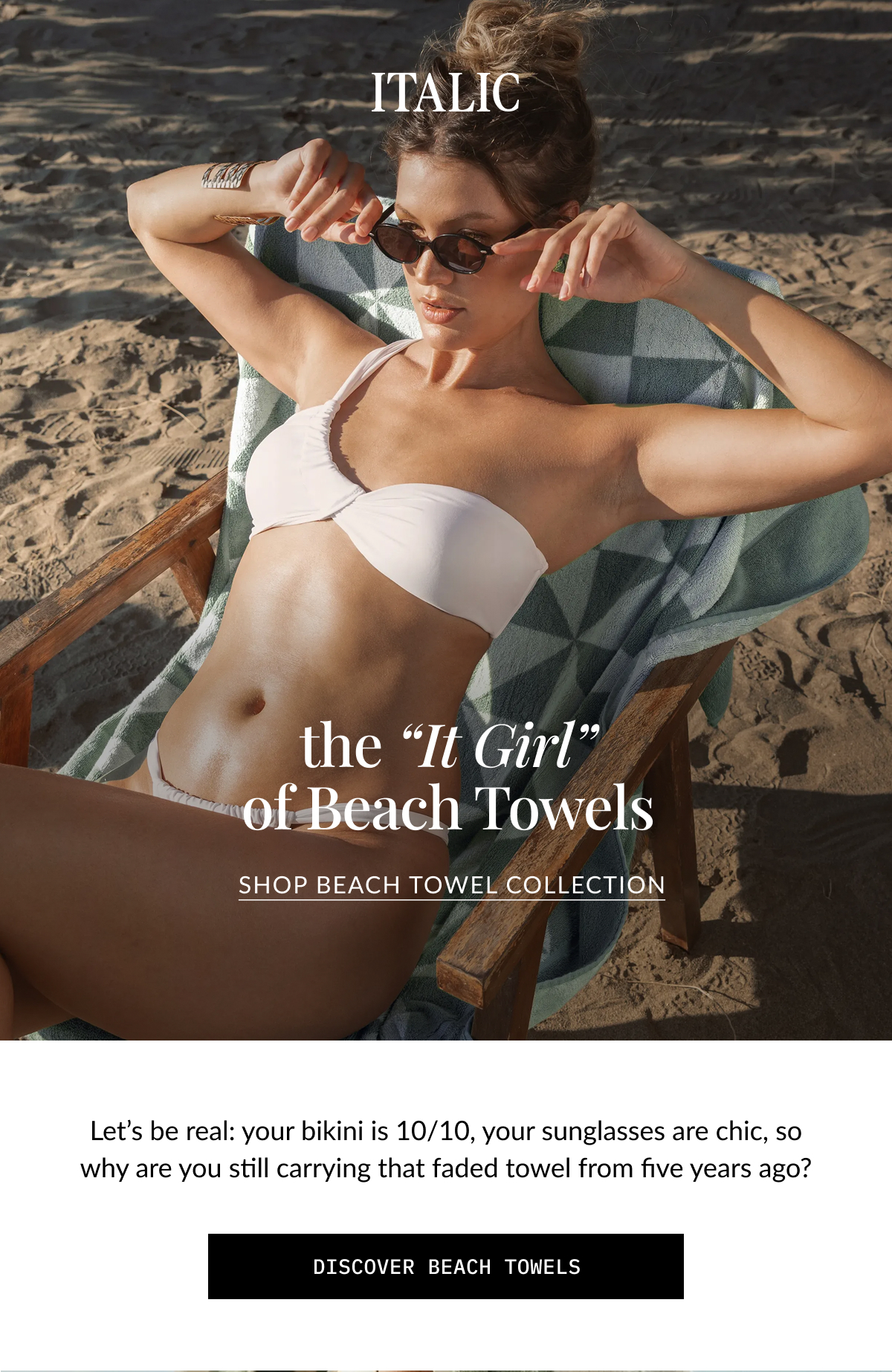 ITALIC | the "It Girl" of Beach Towels