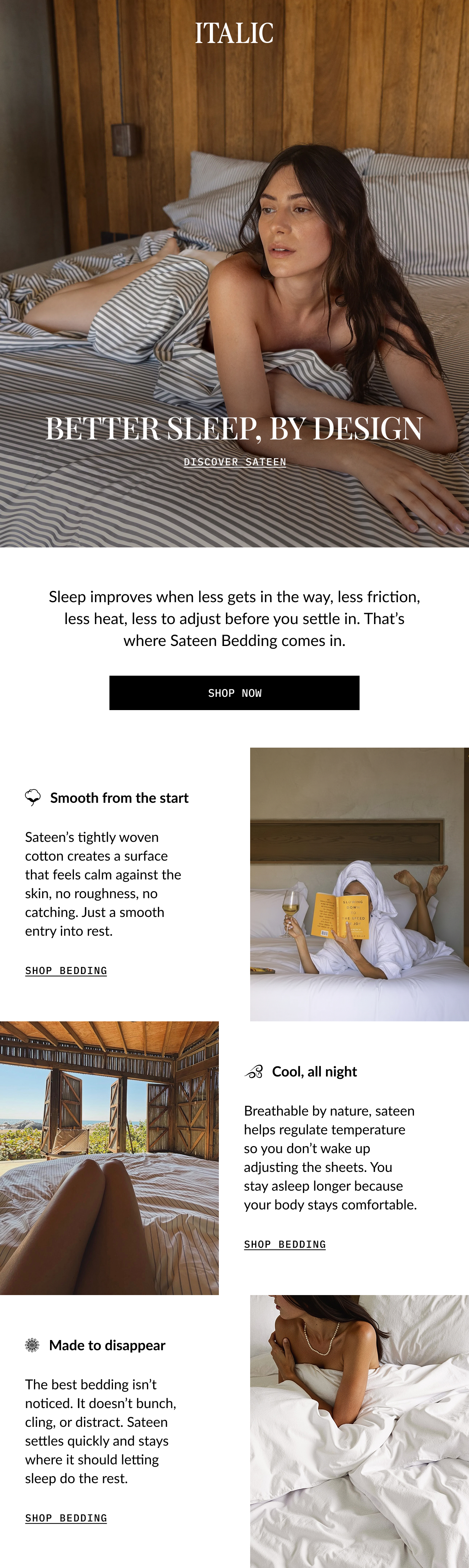 ITALIC | Bedding Collection