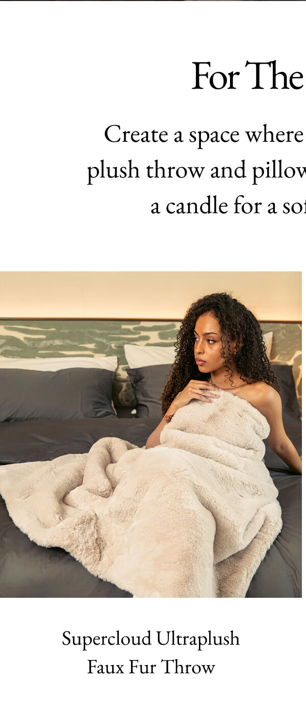 Supercloud Ultraplush Faux Fur Throw