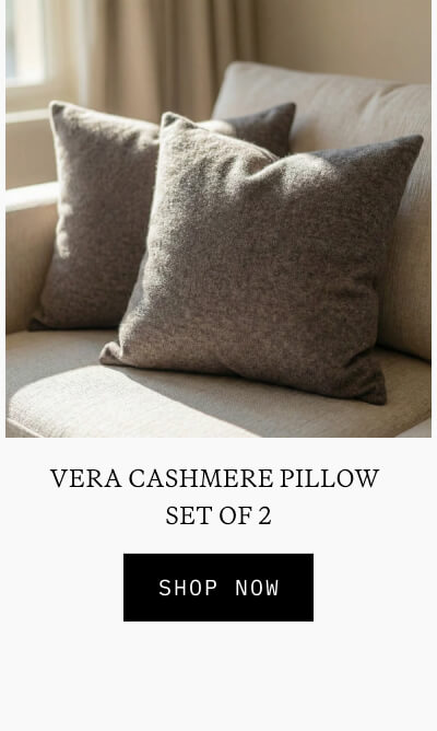 VERA CASHMERE PILLOW SET OF 2