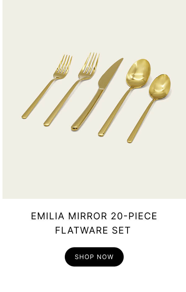 Emilia Mirror 20-Piece Flatware Set