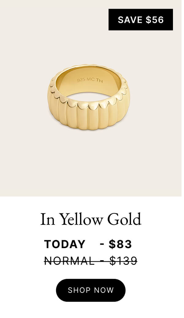 Aurelia Bold Ring In Yellow Gold
