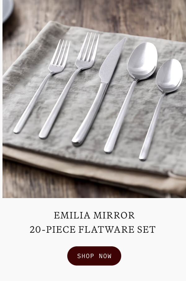 Emilia Mirror 20-Piece Flatware Set