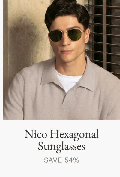 Nico Hexagonal Sunglasses