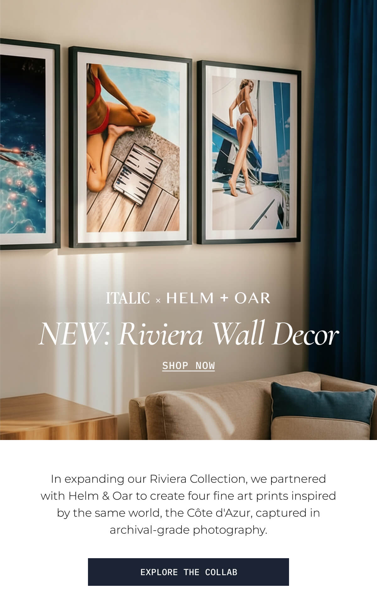 ITALIC | NEW: RIVIERA WALL DECOR