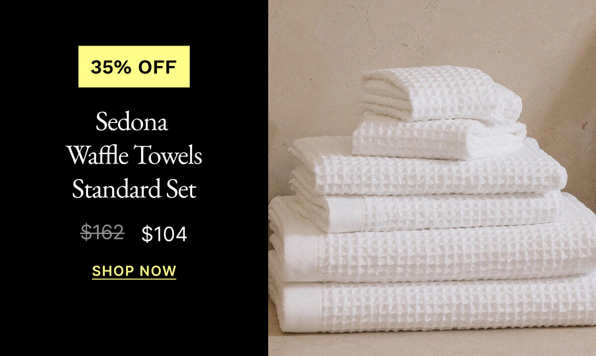 Sedona Waffle Towels Standard Set
