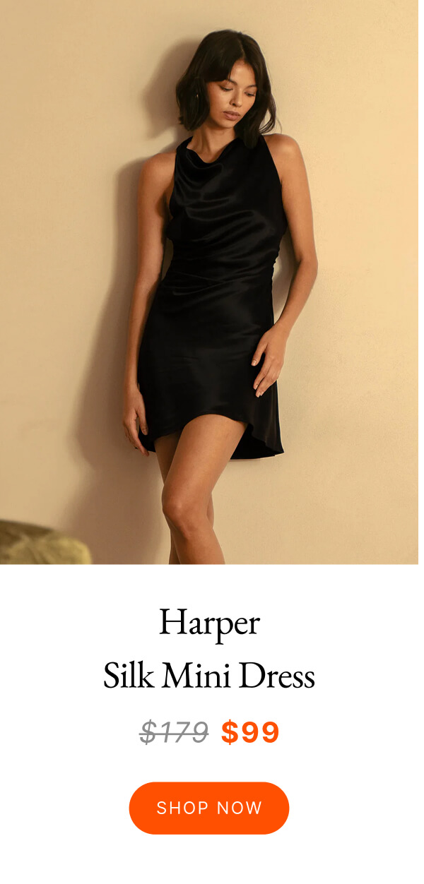Harper Silk Mini Dress