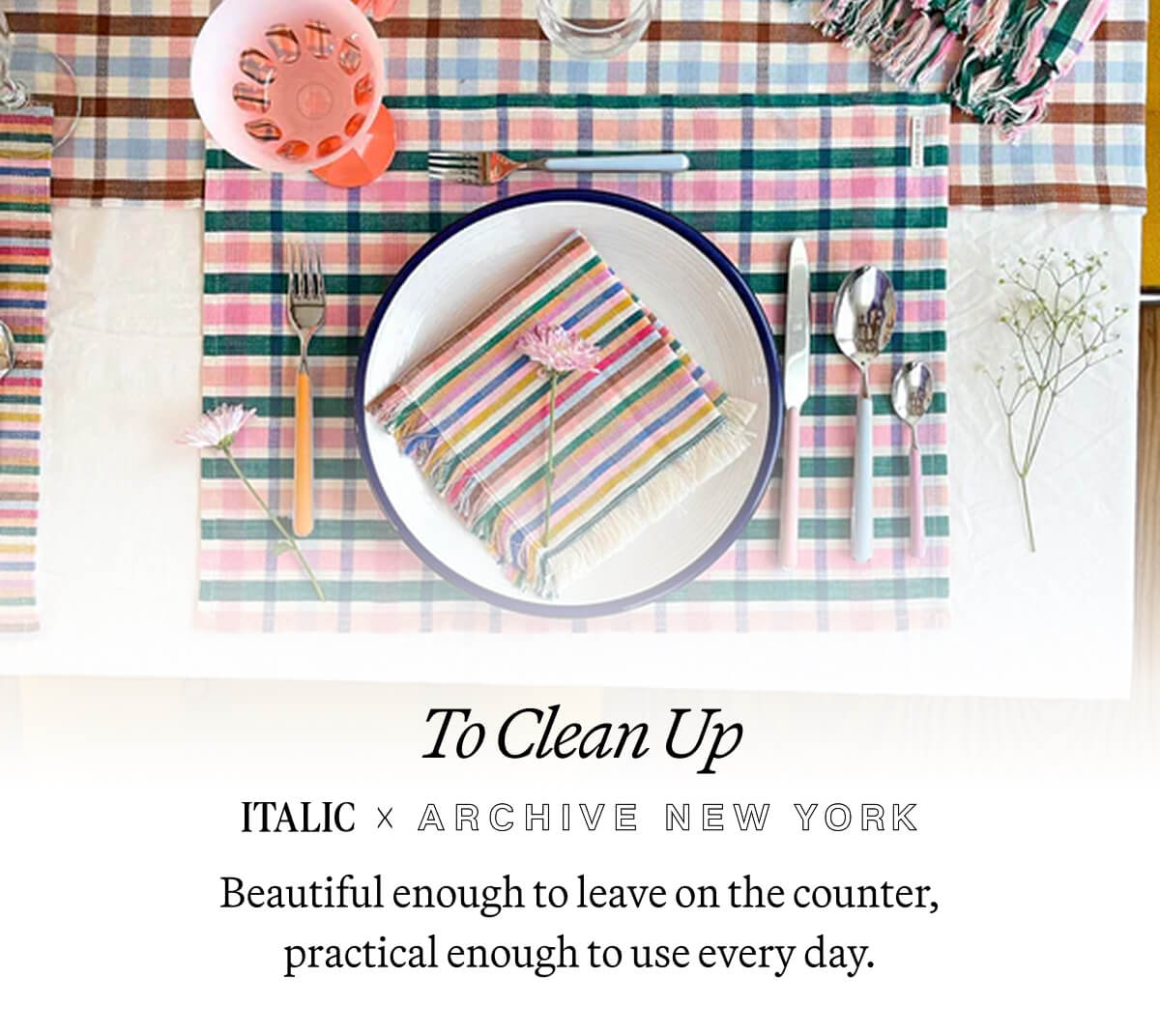 ITALIC | To Clean up