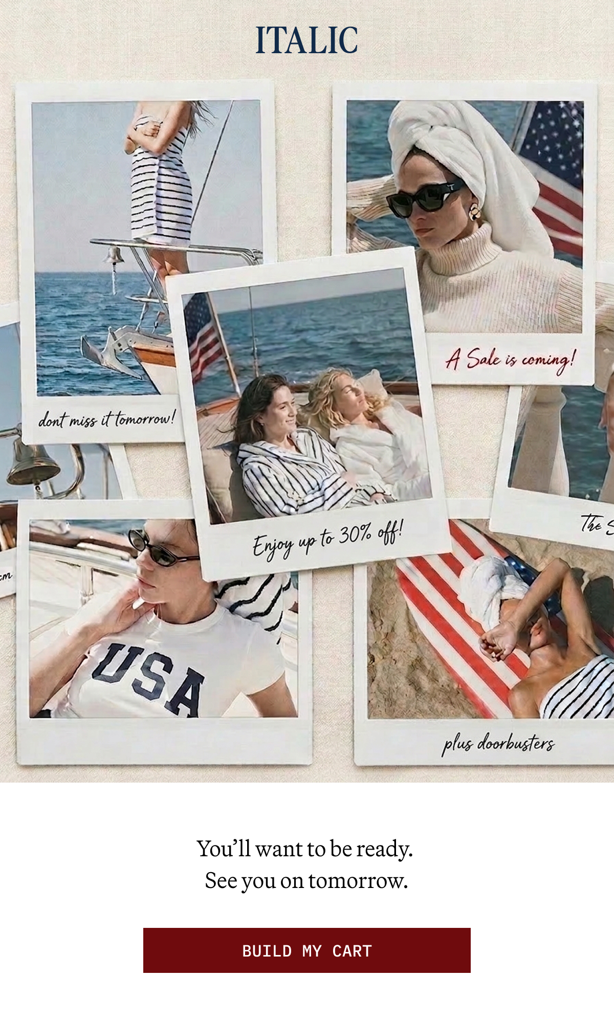 4th of july sale teaser