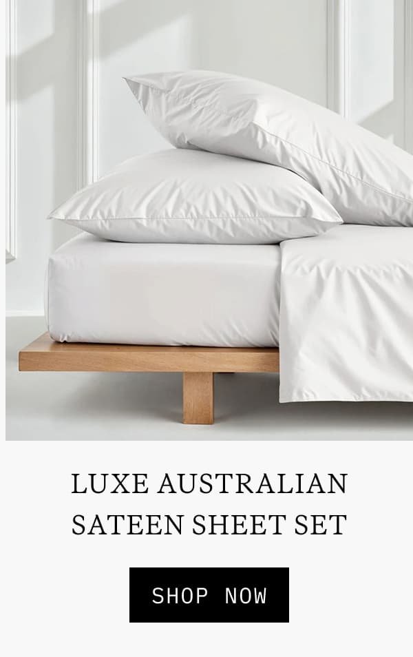 LUXE AUSTRALIAN SATEEN SHEET SET