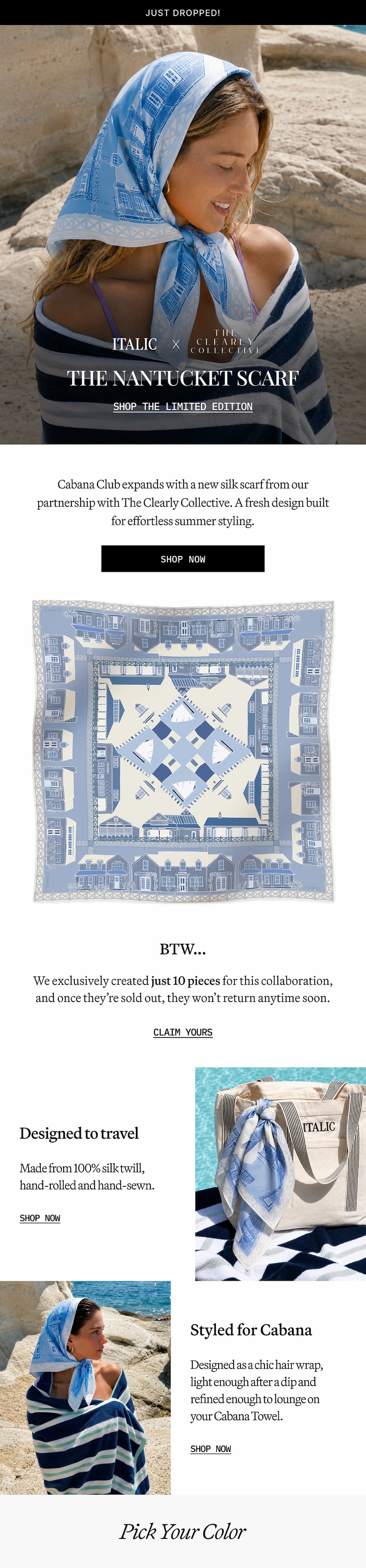 ITALIC | The Nantucket Scarf