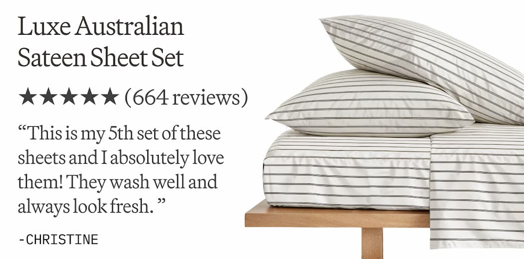 ITALIC | Luxe Australian Sateen Sheet Set