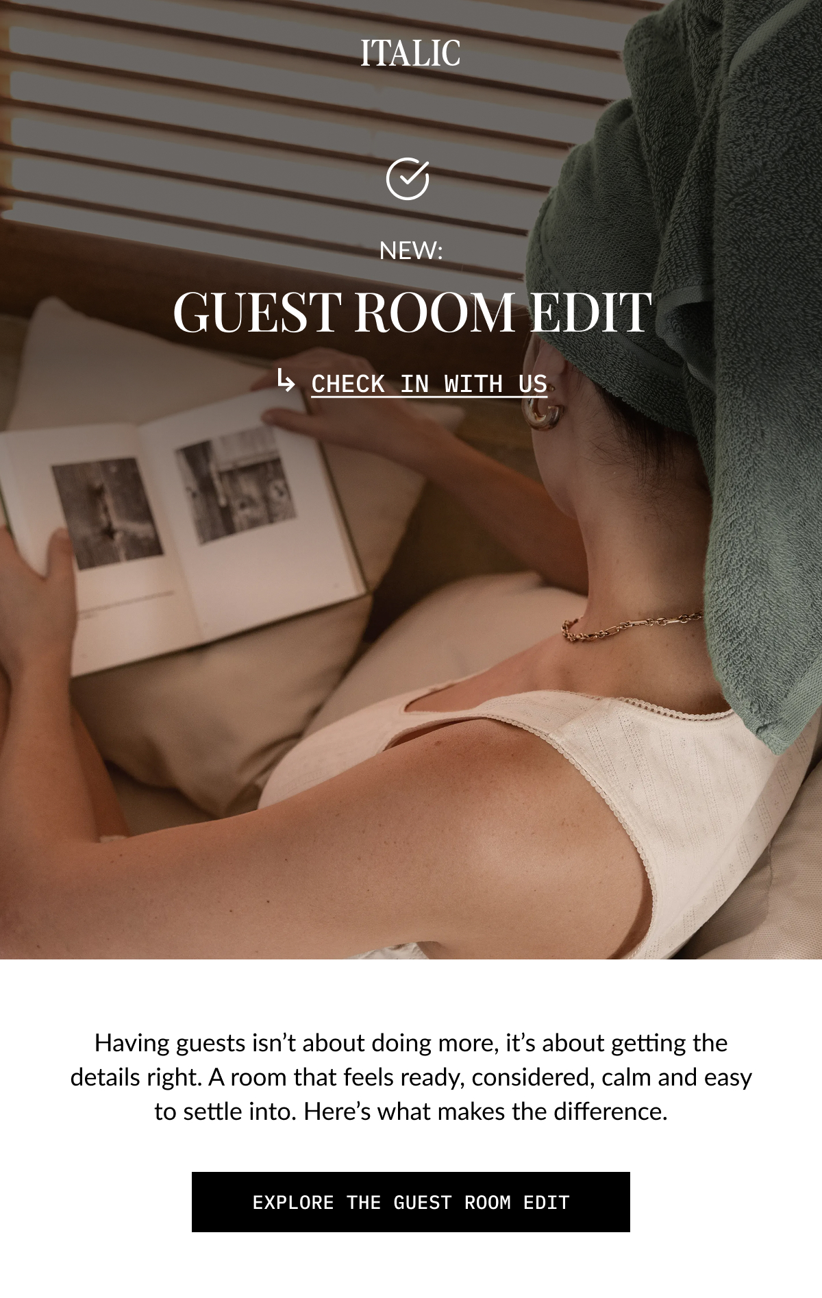 ITALIC | Guest Room Edit