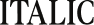 ITALIC