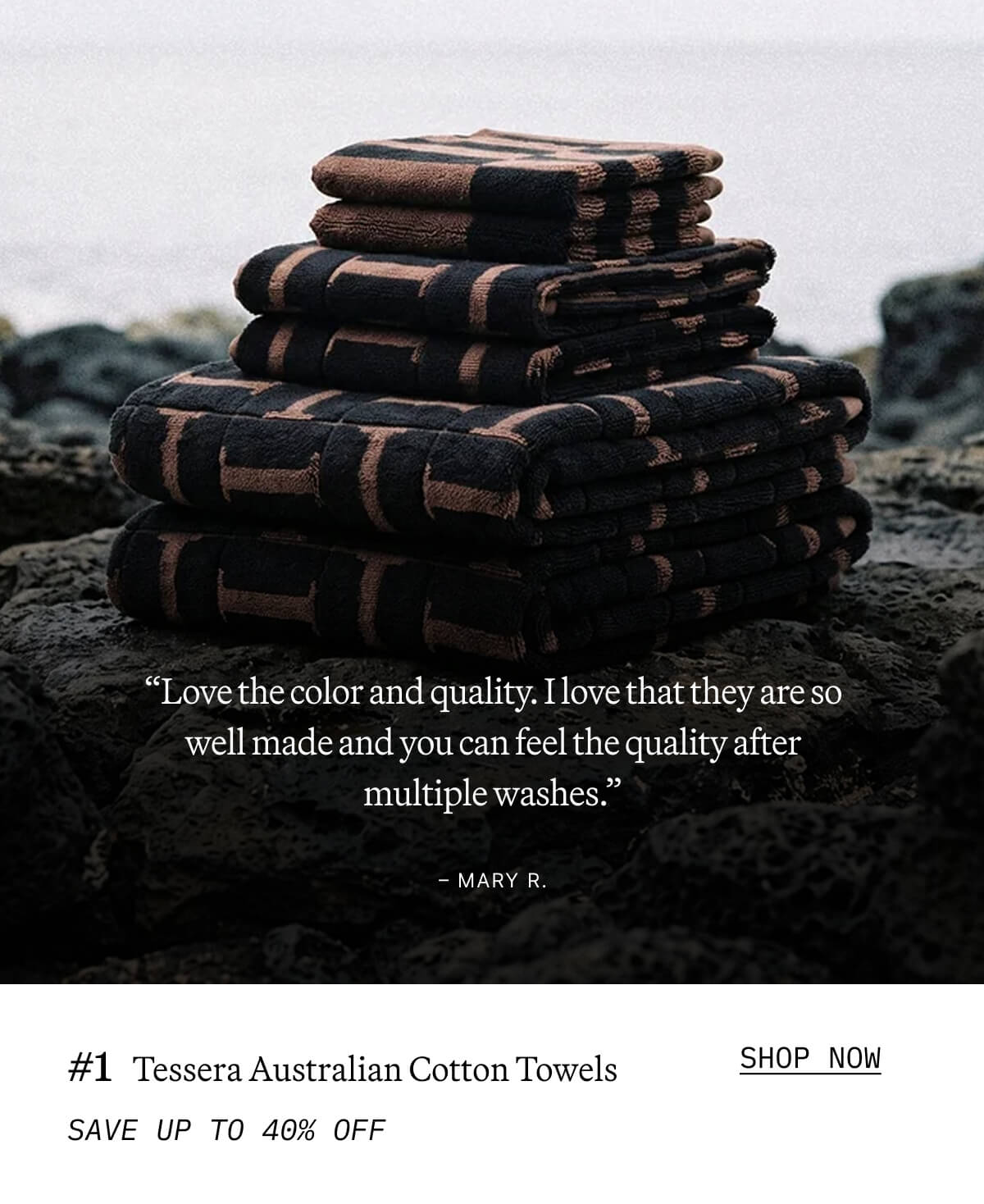 Tessera Australian Cotton Towels