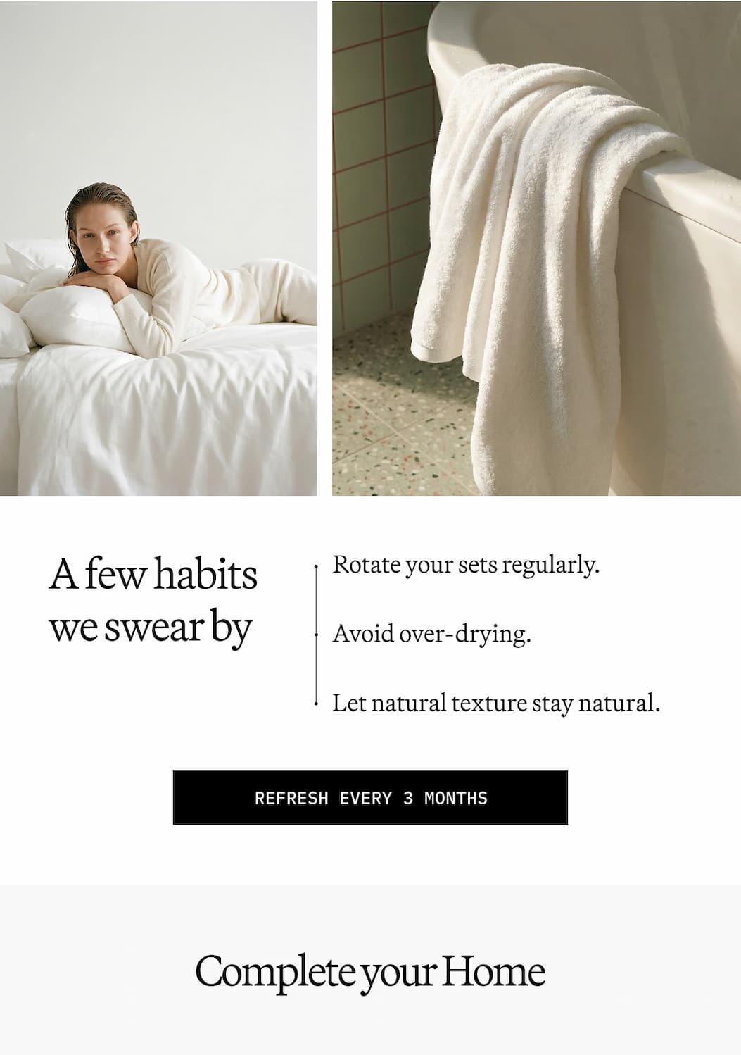 ITALIC | How to make your linen last