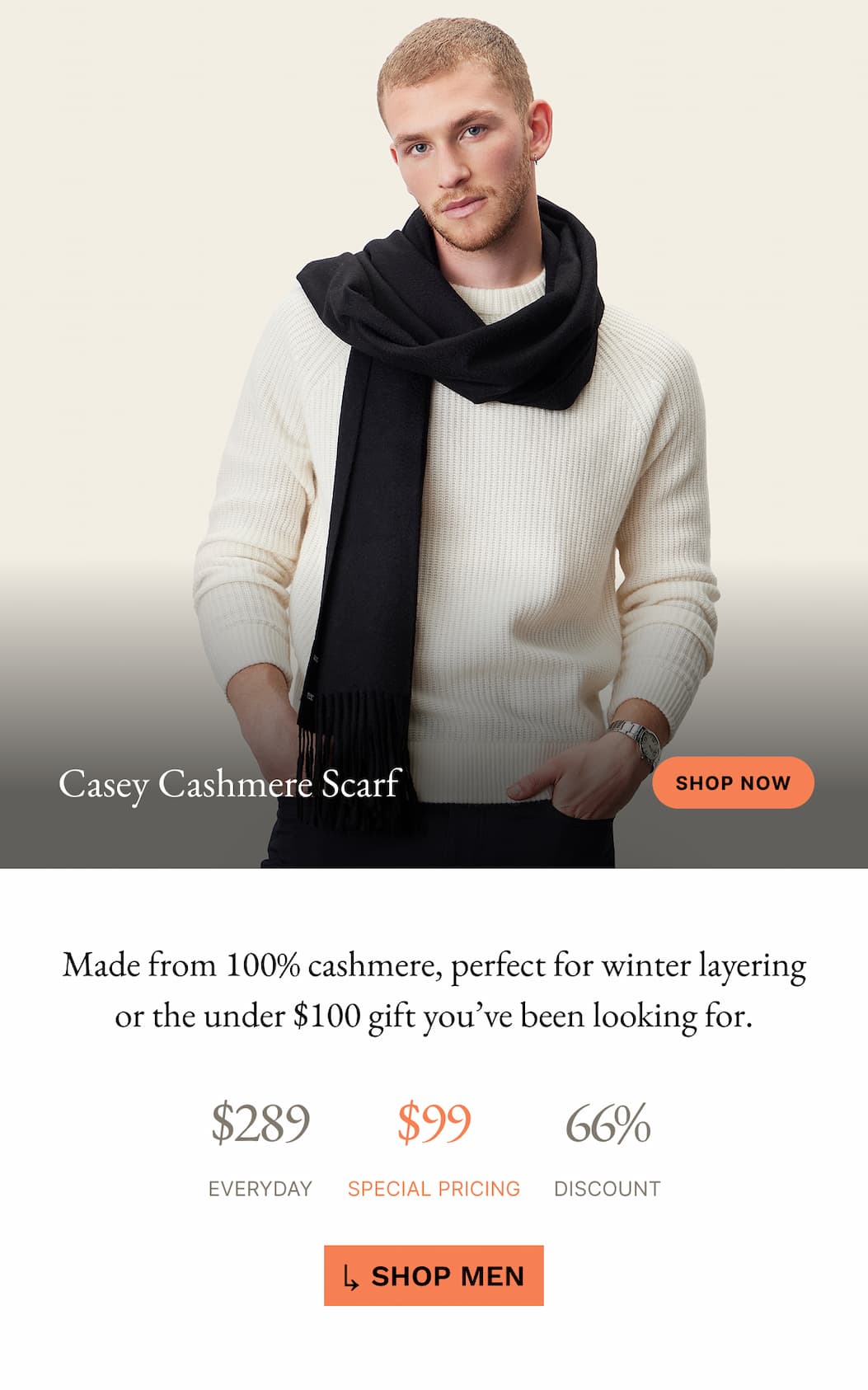 Casey Cashmere Scarf