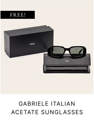 GABRIELE ITALIAN ACETATE SUNGLASSES
