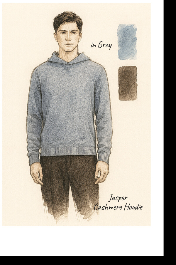 Jasper Cashmere Hoodie