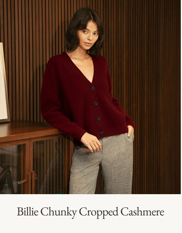 Billie Chunky Cropped Cashmere