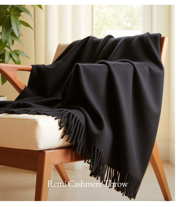 Remi Cashmere Throw