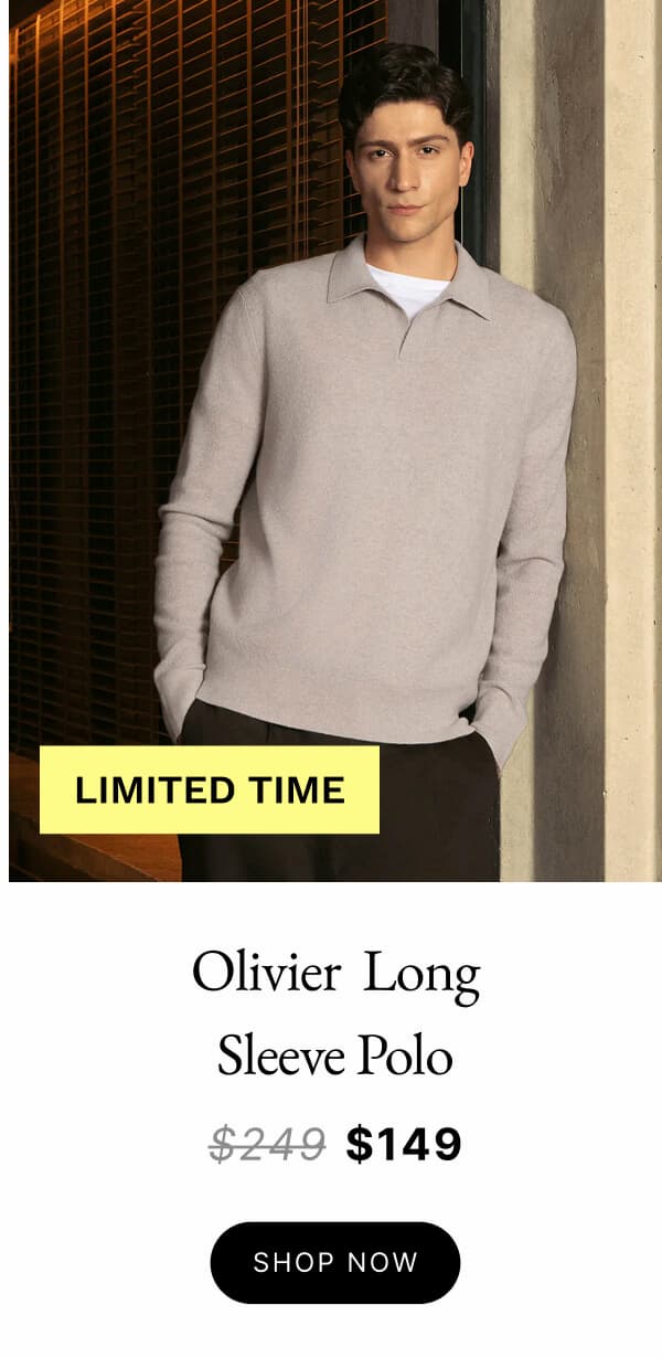 Olivier Long Sleeve Polo