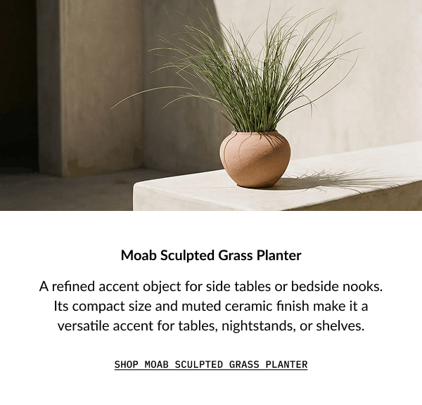 Moab Sculpted Grass Planter