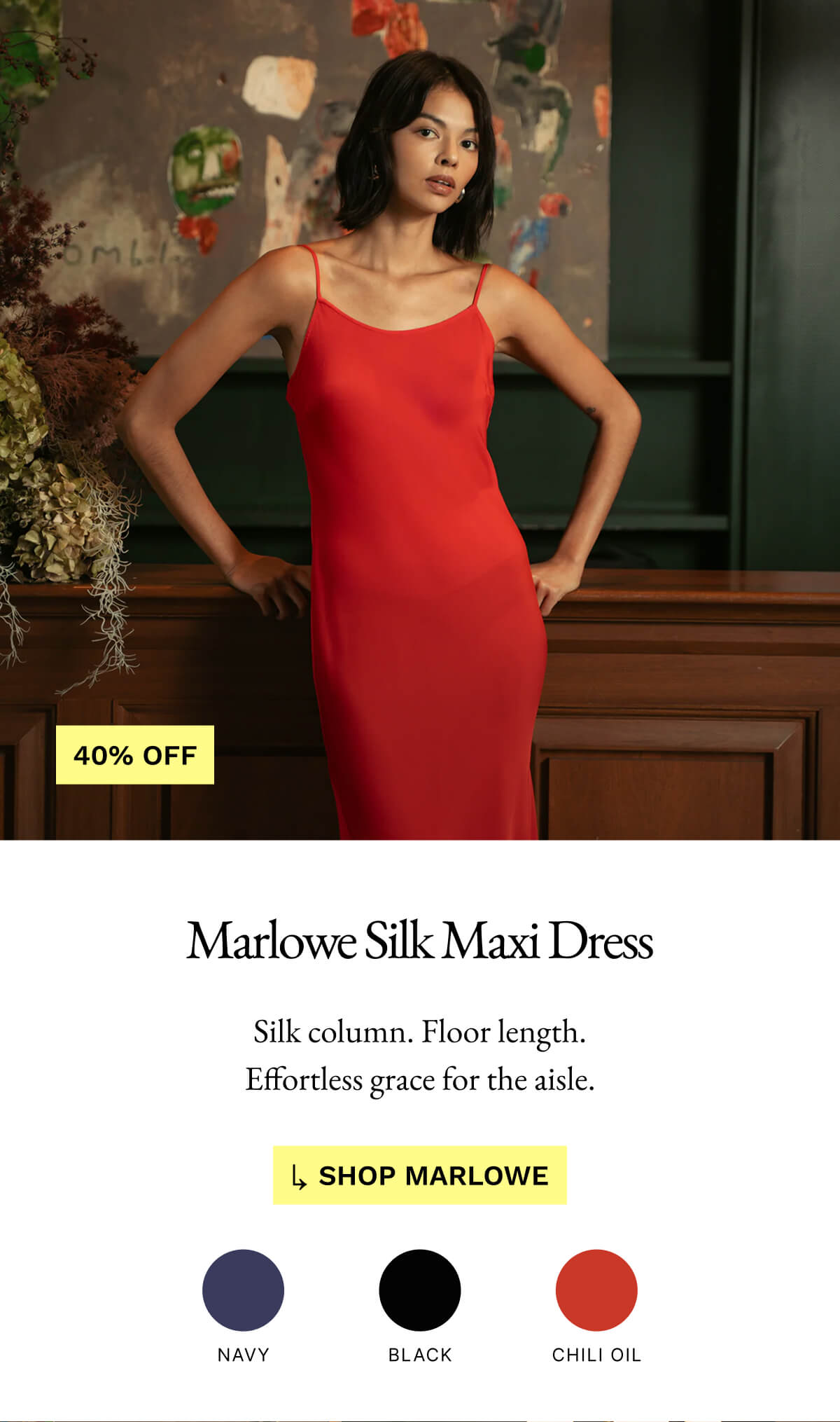 Marlowe Silk Maxi Dress