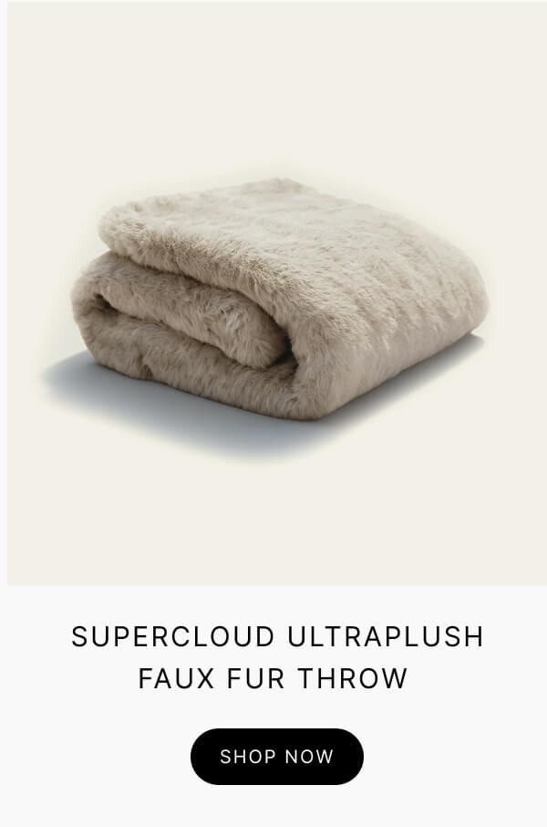 Supercloud Ultraplush Faux Fur Throw