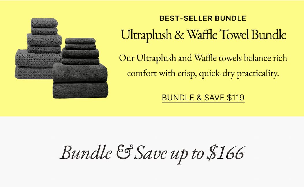 Best seller bundle | Ultraplush and waffle towel bundle