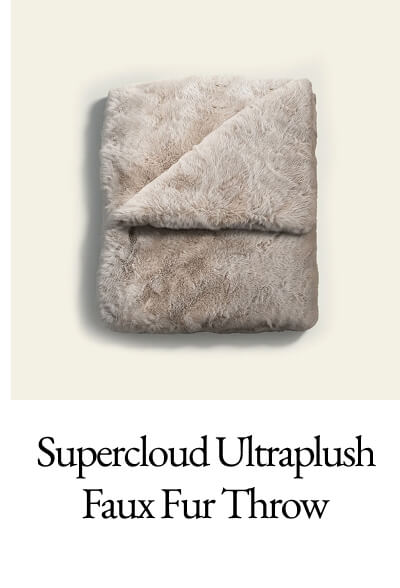 Supercloud Ultraplush Faux Fur Throw