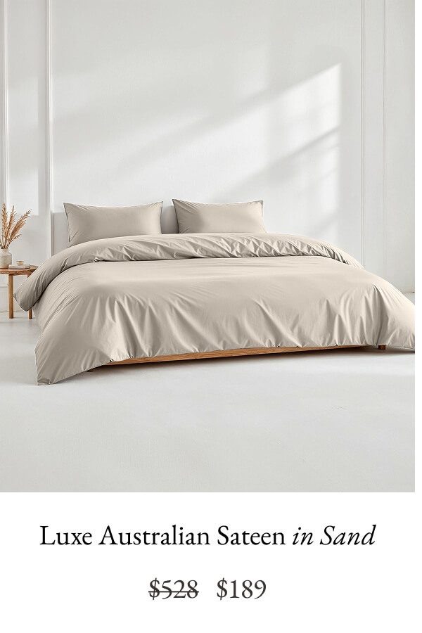 Luxe Australian Sateen in Sand