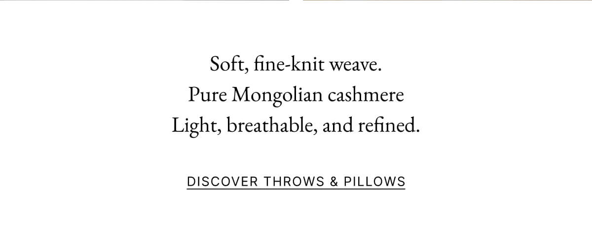 ITALIC | Throws & Pillows