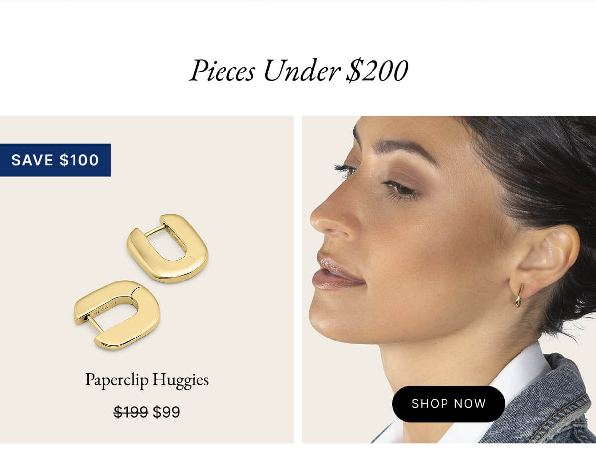 Pieces Under $200 Paperclip Huggies