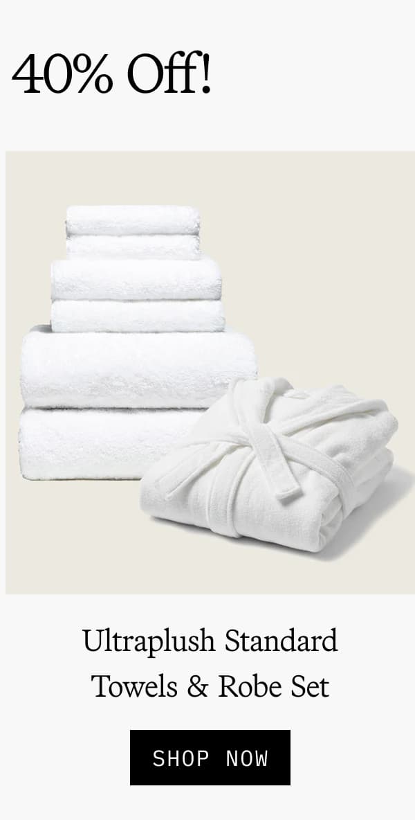 Ultraplush Standard Towels and Robe Set