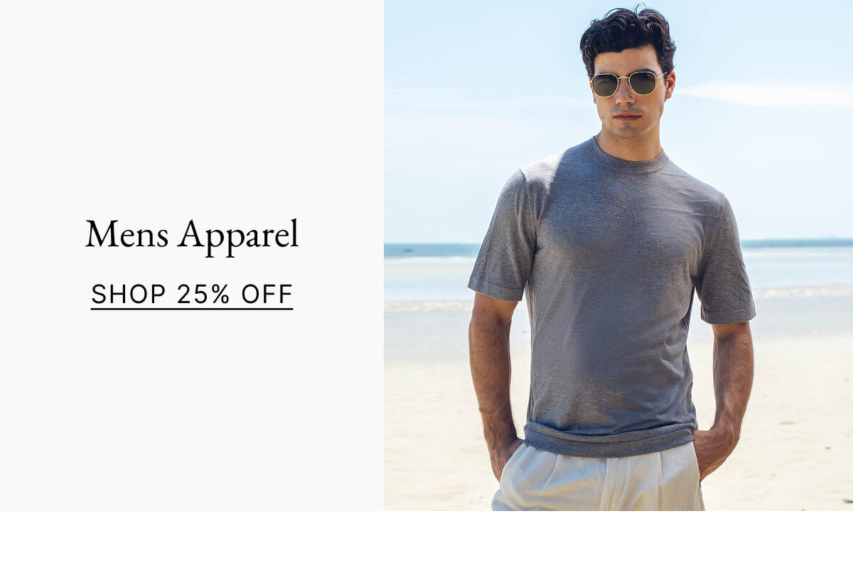 Mens Apparel SHOP 25% OFF