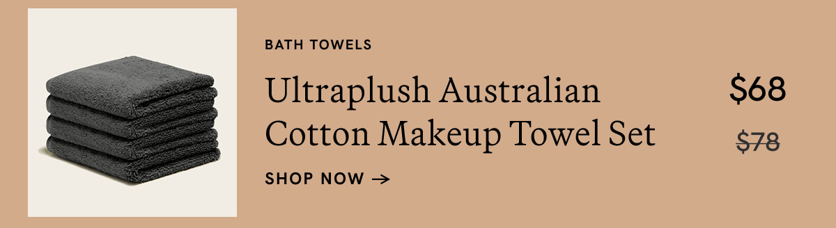 Ultraplush Australian Cotton Makeup Towel Set