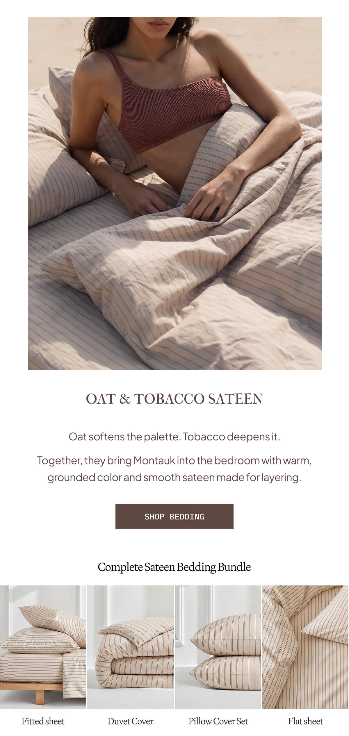 ITALIC | Oat & Tobacco Sateen