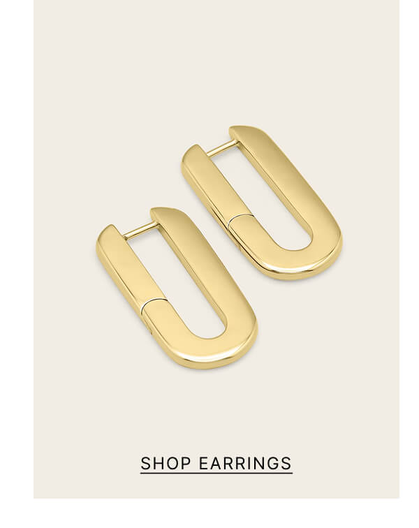 Paperclip earrings