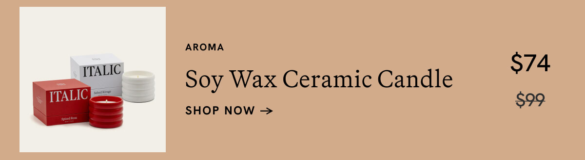 Soy Wax Ceramic Candle