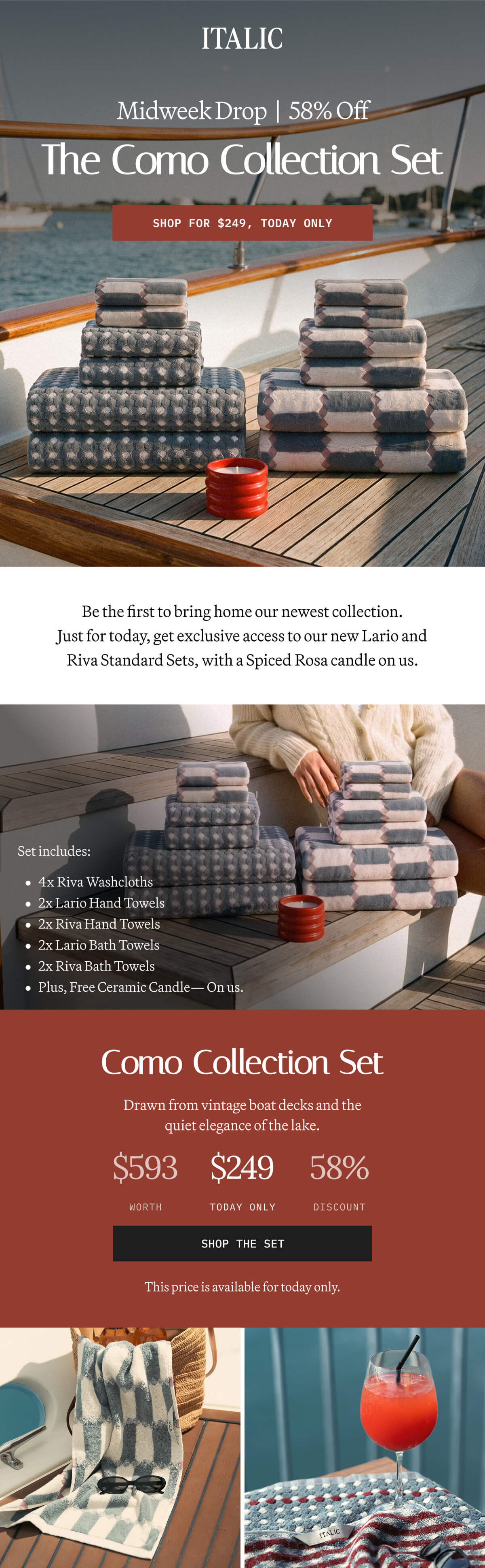 Midweek Drop | The Como Collection Set