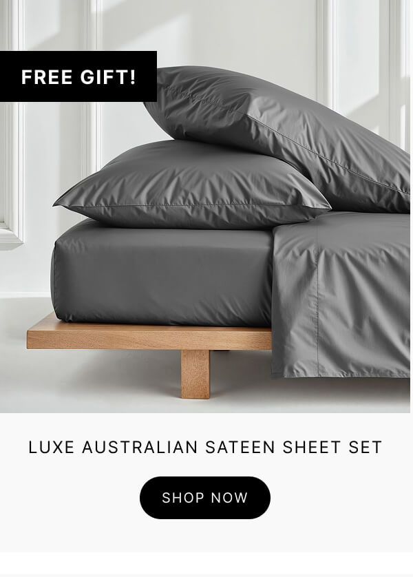 LUXE AUSTRALIAN SATEEN SHEET SET SHOP NOW