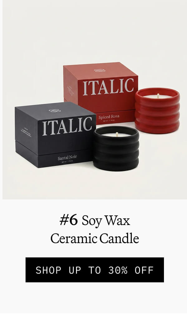 Soy Wax Ceramic Candle