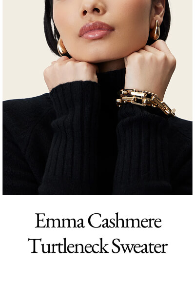 Emma Cashmere Relaxed Turtleneck Sweater