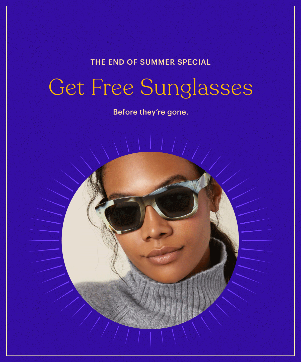 ITALIC | THE END OF SUMMER SPECIAL | Get Free Sunglasses | Before they’re gone.