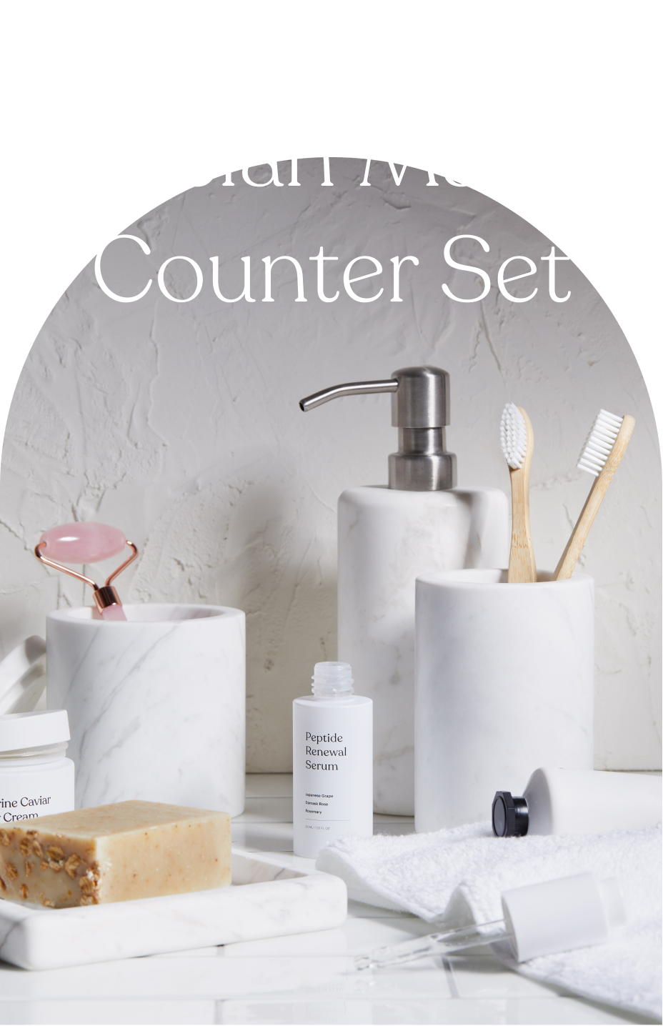 Meet the New Grecian Marble Counter Set 